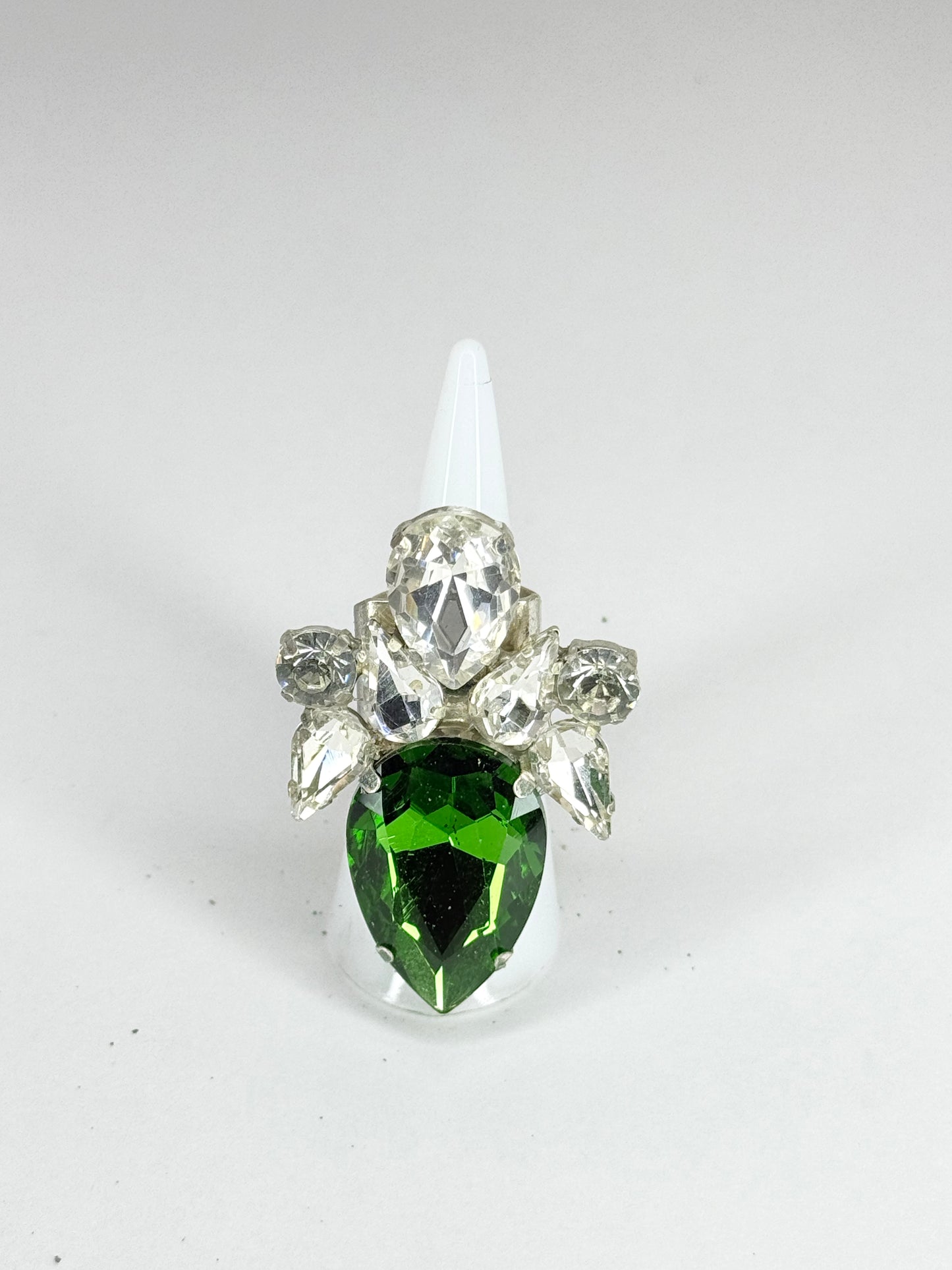 Emerald & Clear Ring