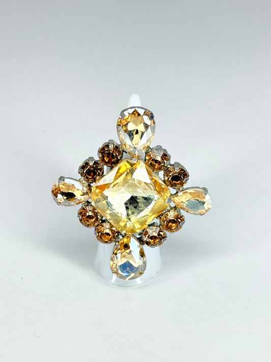 Champage & Clear Ring