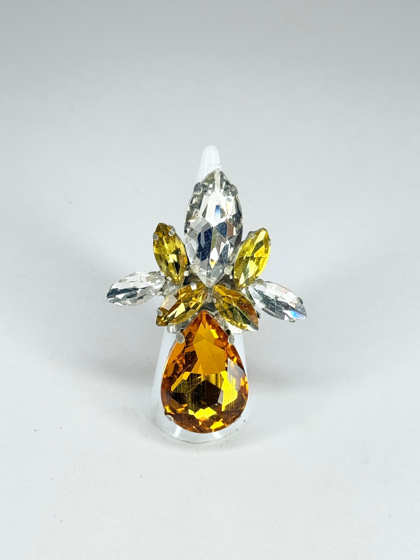 Topaz & Clear Ring