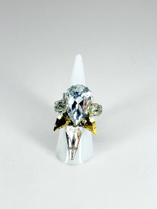 Gold & Clear Ring
