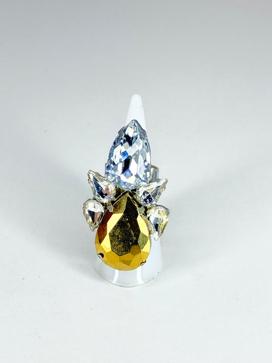 Gold & Clear Ring