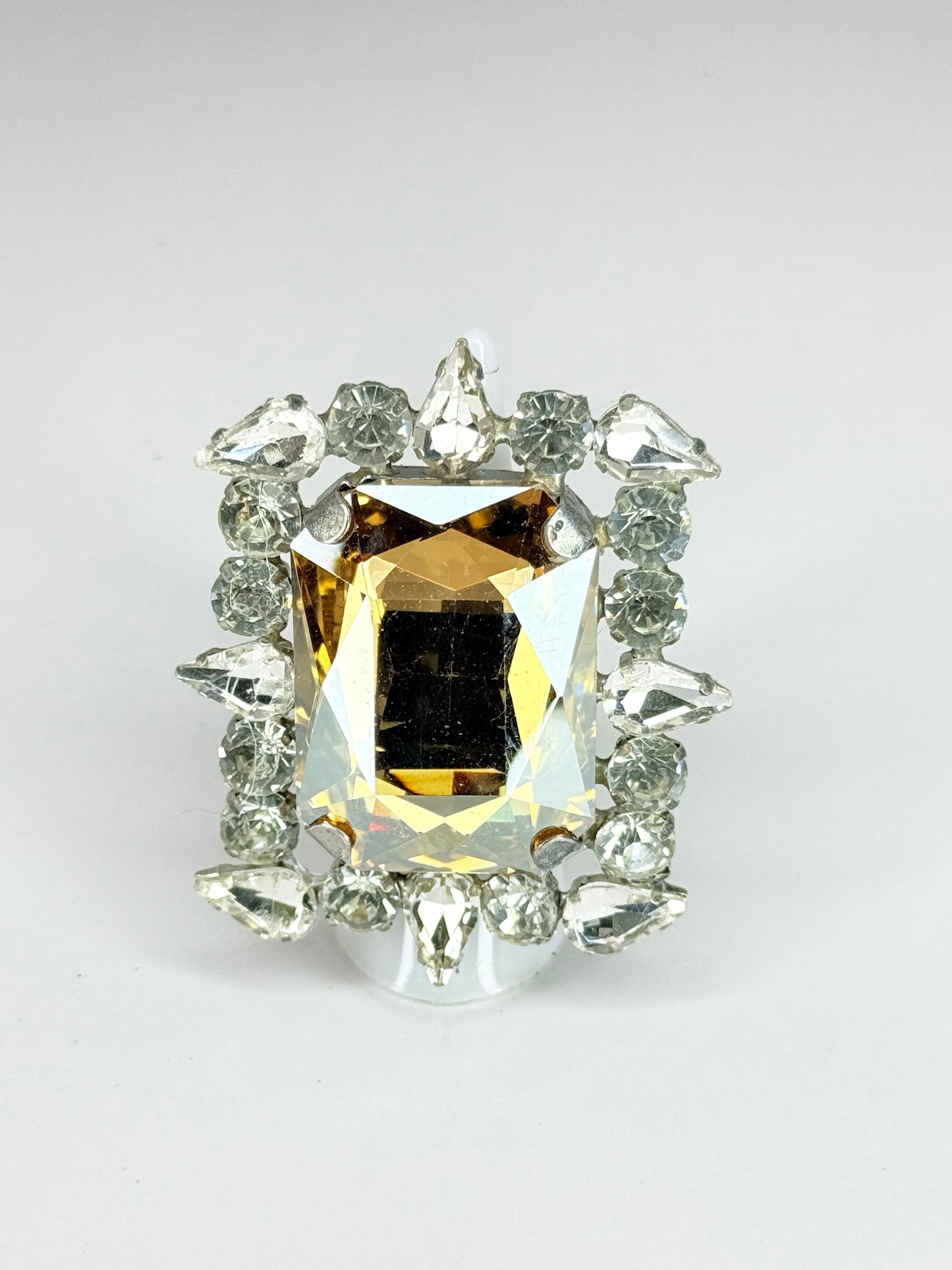 Champagne & Clear Ring