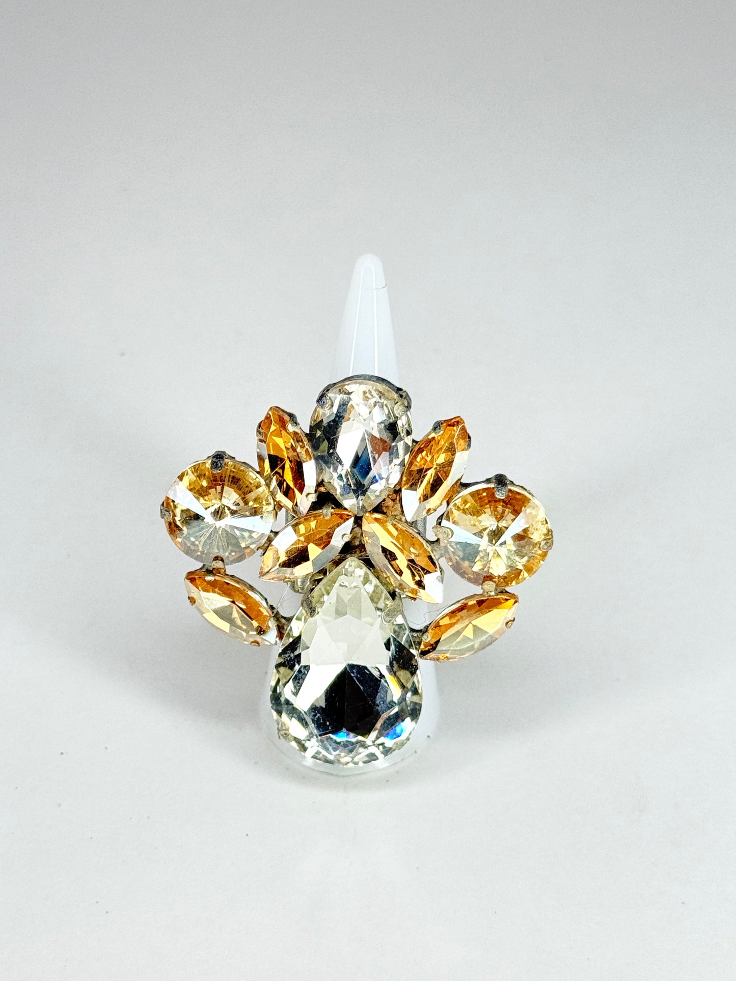 Champagne & Clear Ring