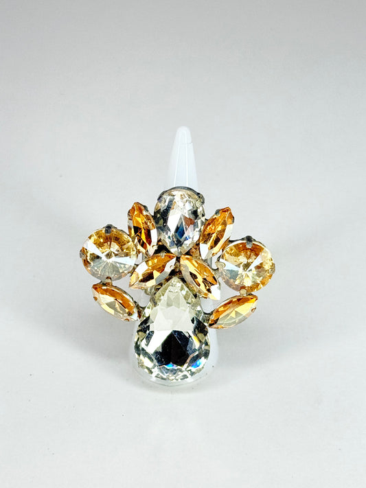 Champagne & Clear Ring