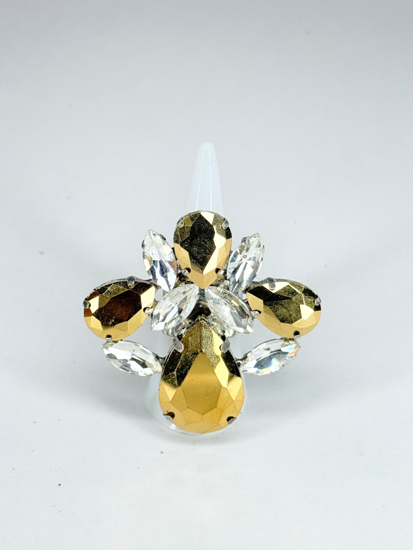 Gold & Clear Ring
