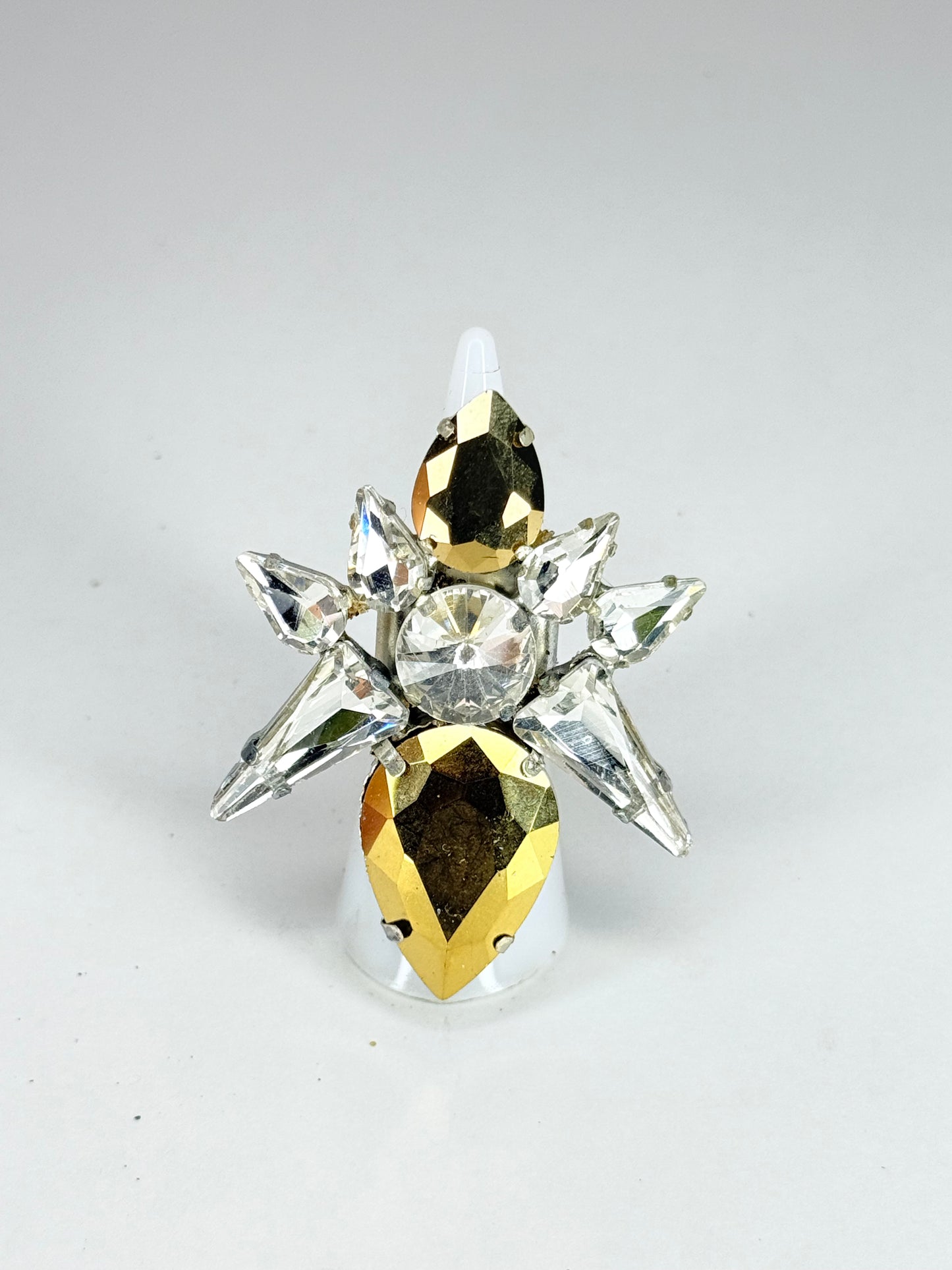 Gold & Clear Ring