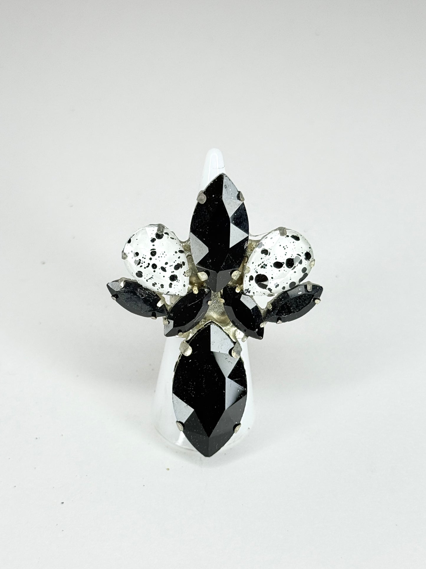 Black & Eggshell Ring