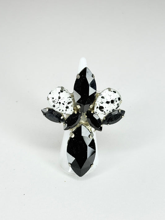 Black & Eggshell Ring