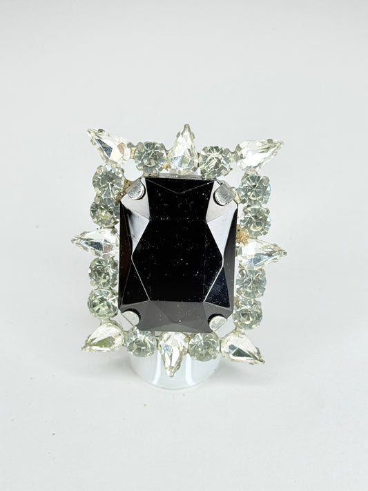 Black & Clear Ring