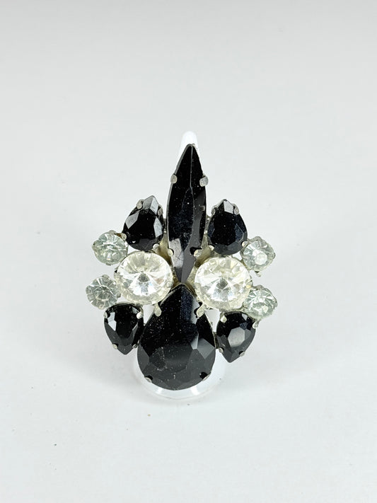 Black & Clear Ring