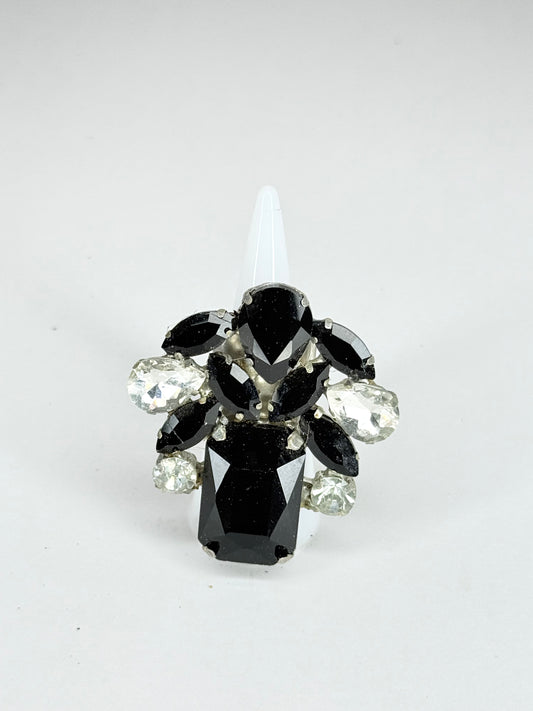 Black & Clear Ring