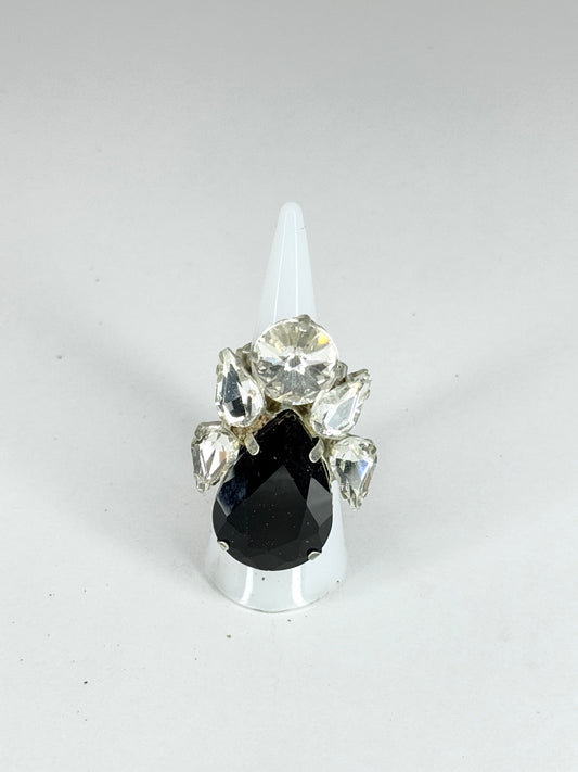 Black & Clear Ring