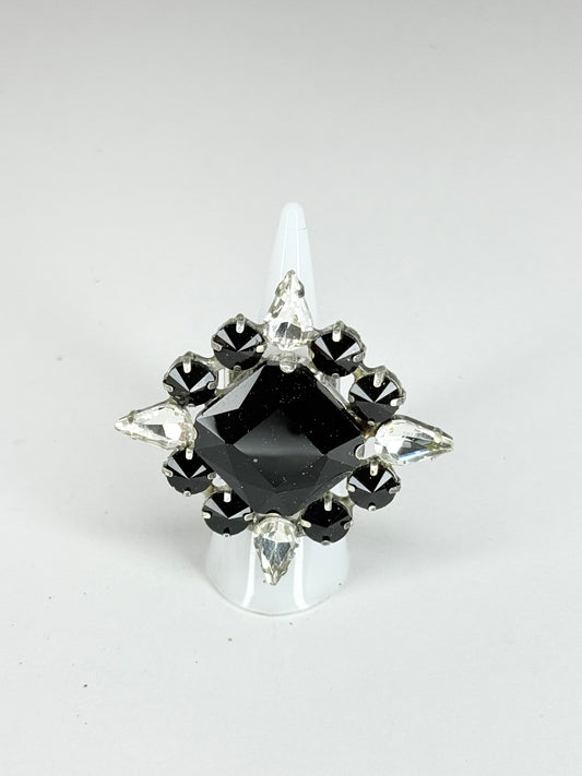 Black & Clear Ring