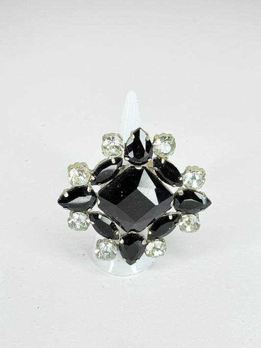 Black & Clear Ring