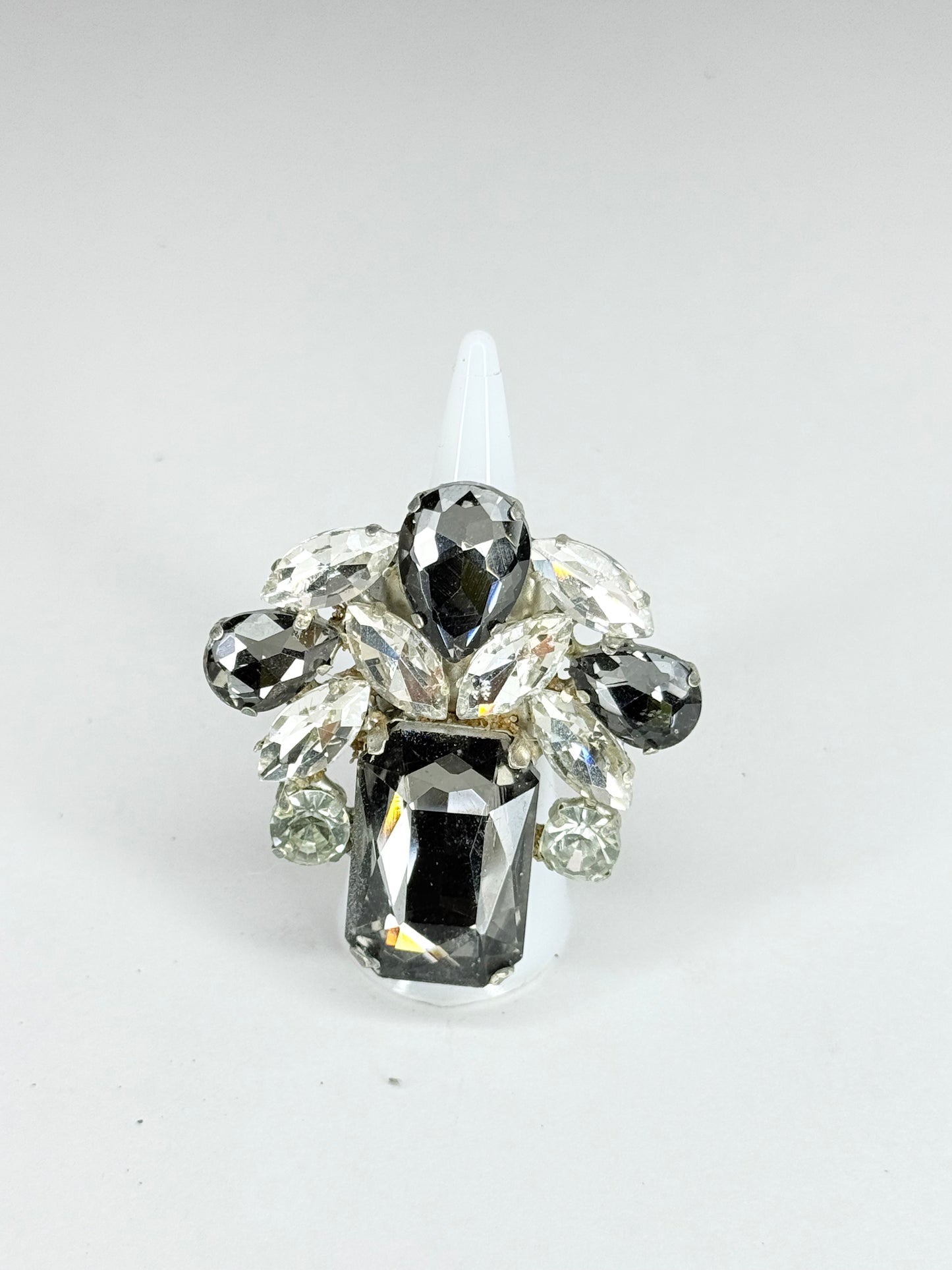 Grey & Clear Ring