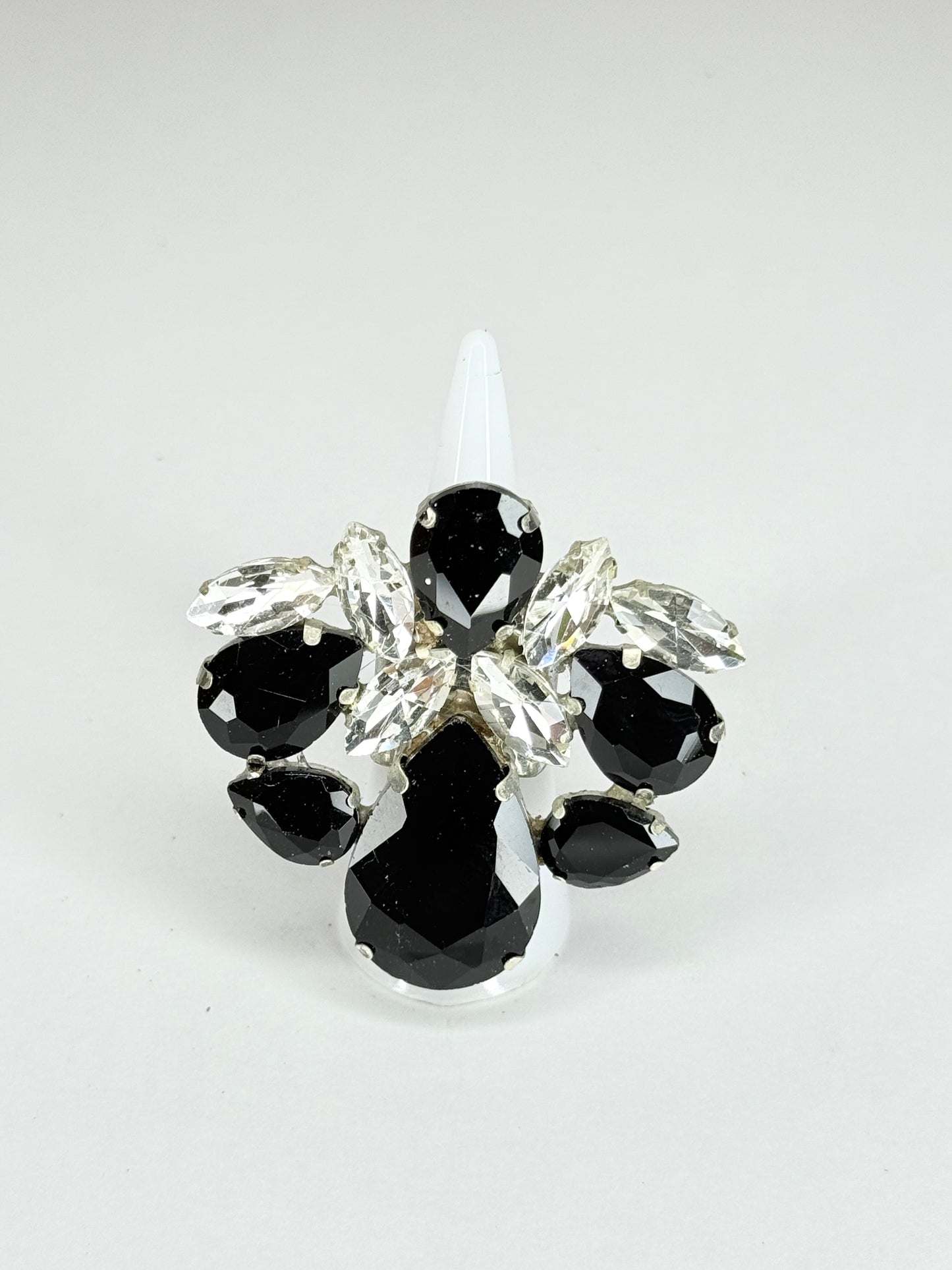 Black & Clear Ring