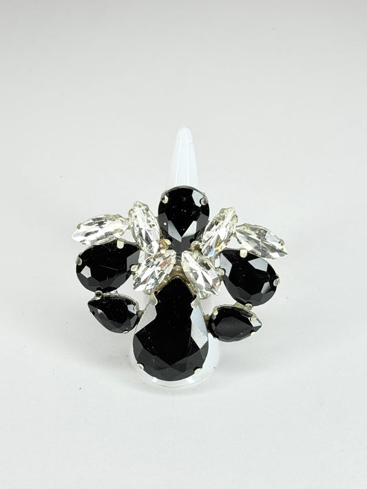 Black & Clear Ring