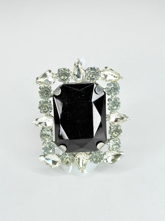 Black & Clear Ring