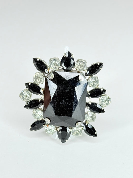 Black & Clear Ring