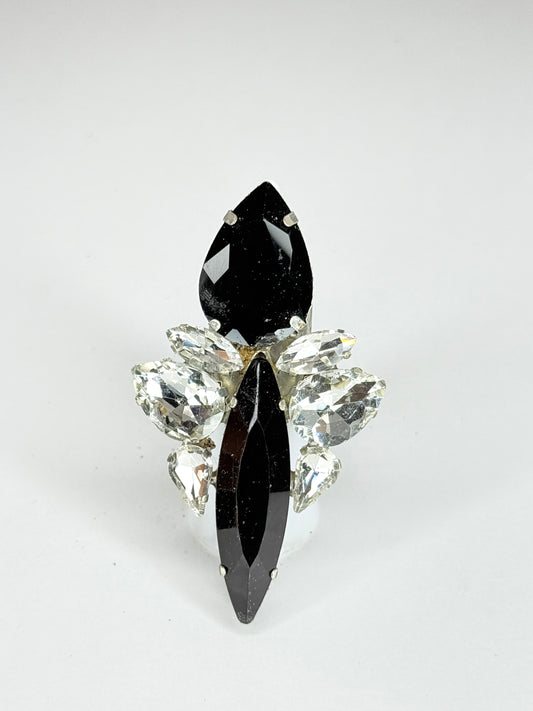 Black & Clear Ring