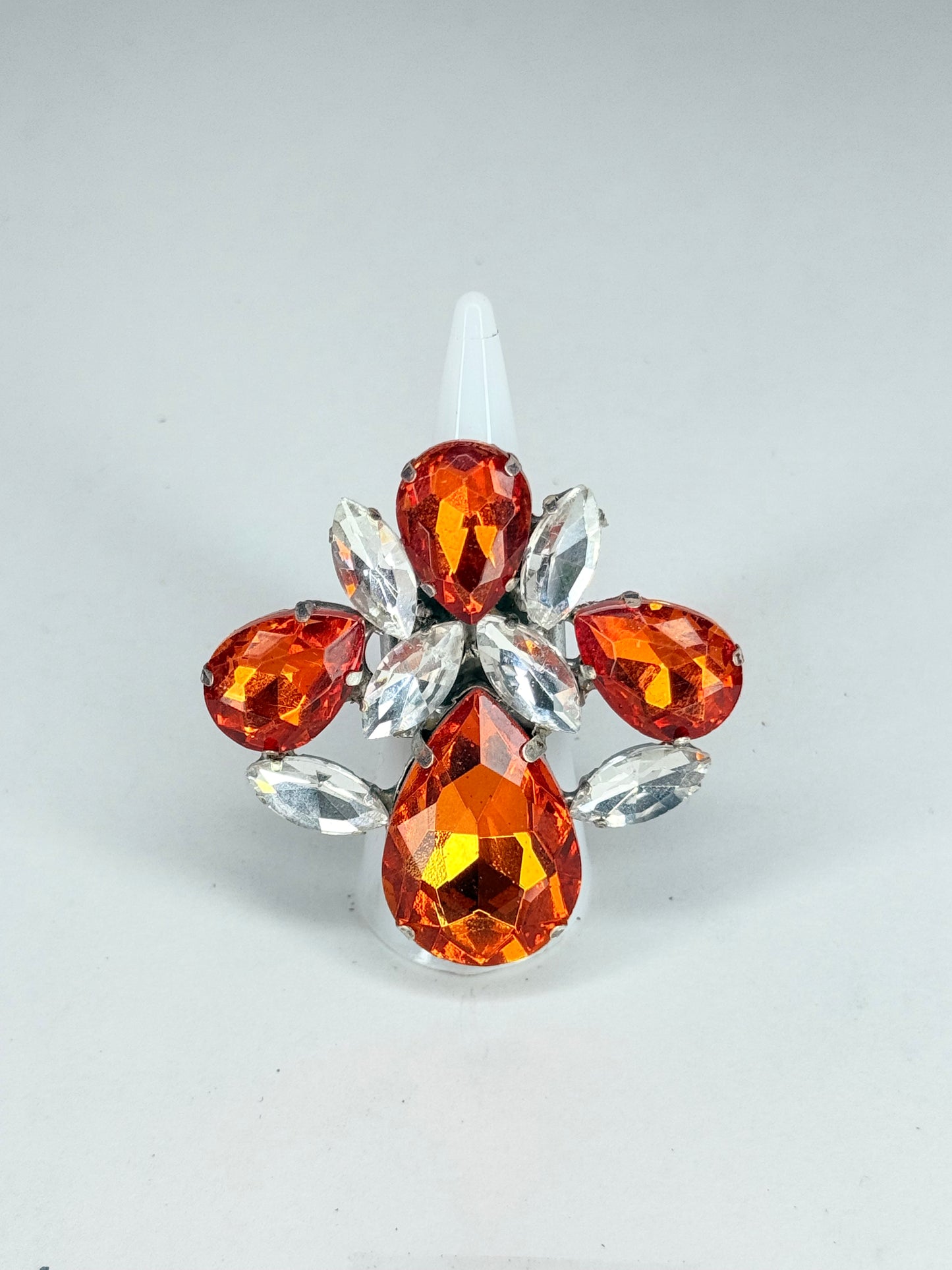 Orange & Clear Ring