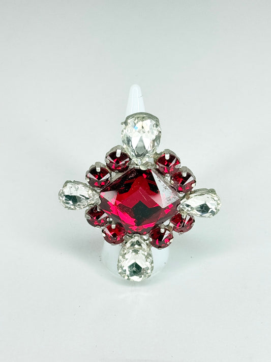 Red & Clear Ring