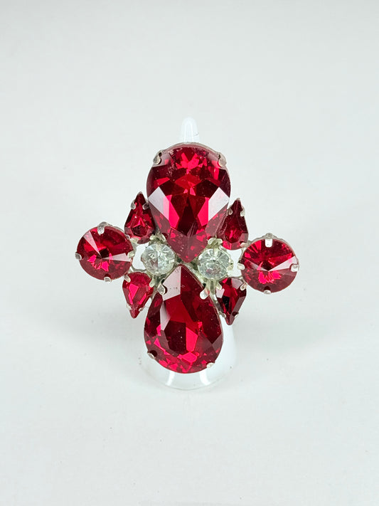 Red & Clear Ring