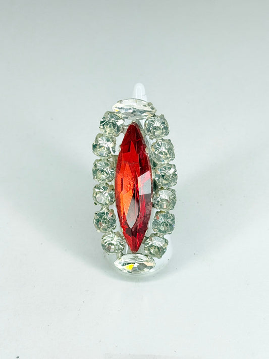 Red & Clear Ring