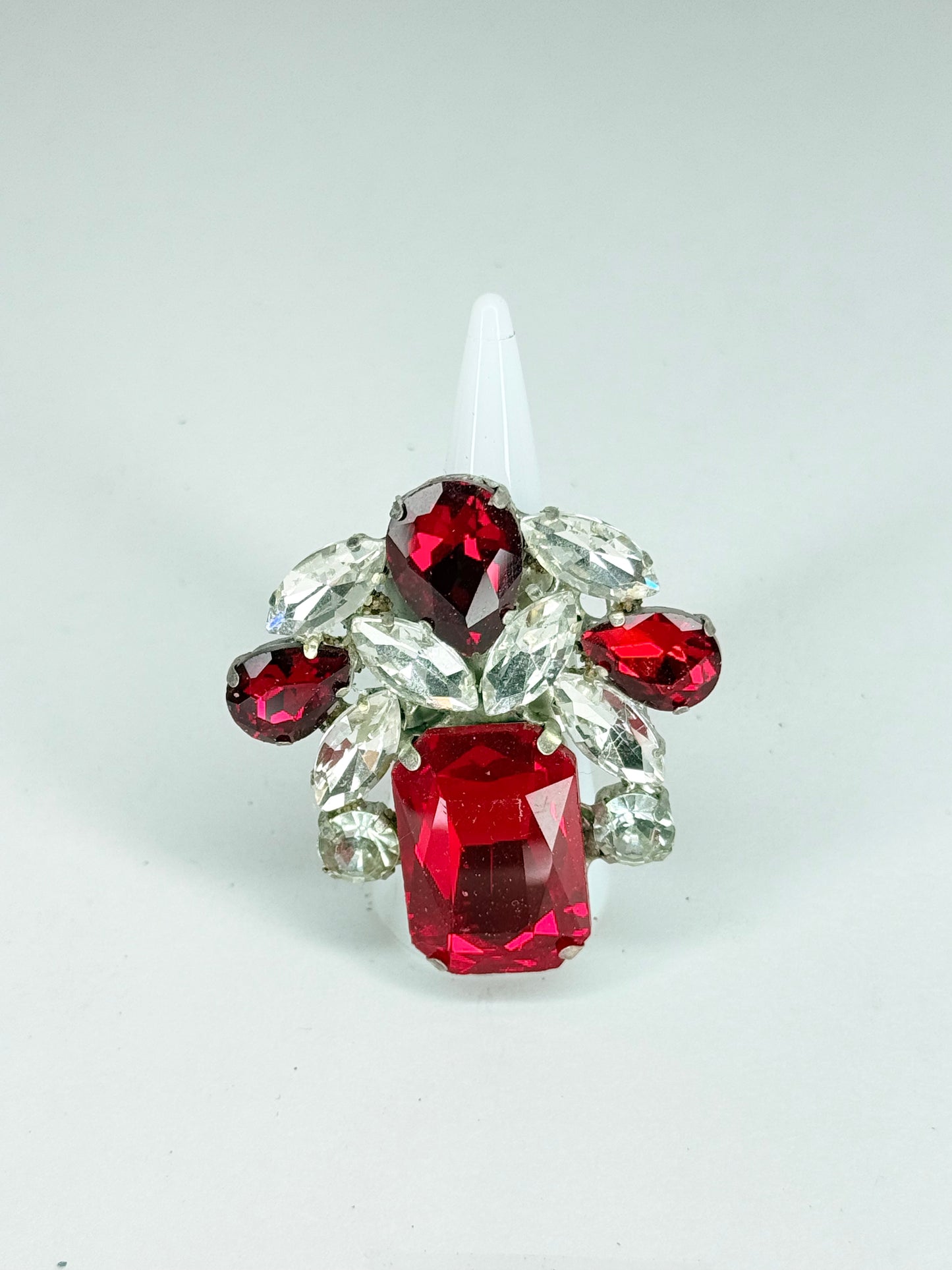 Red & Clear Ring