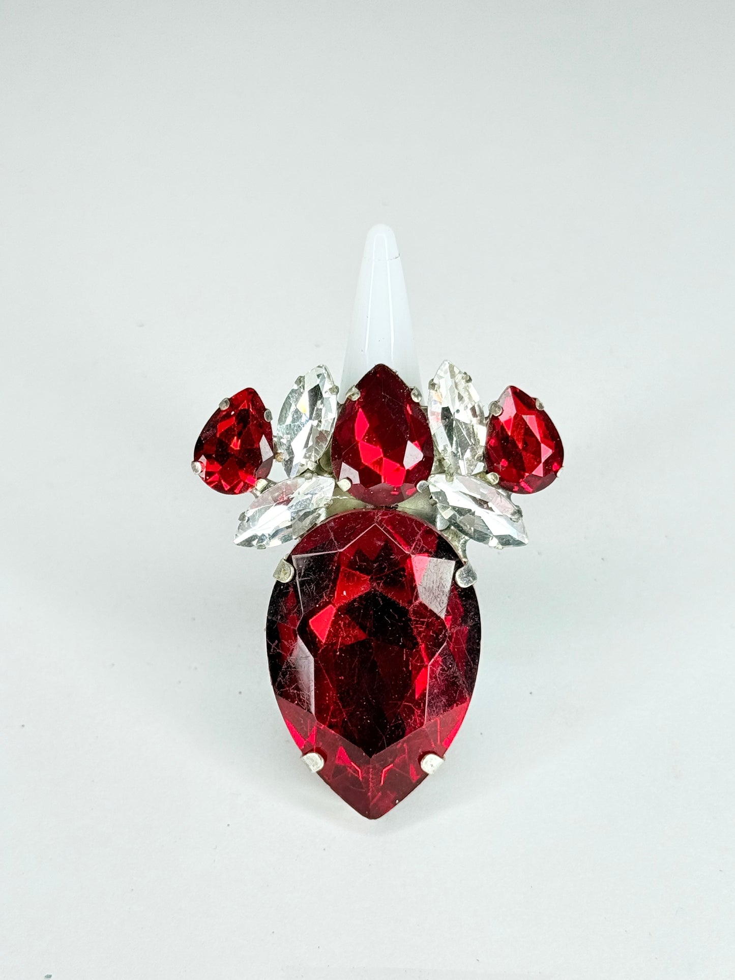 Red & Clear Ring