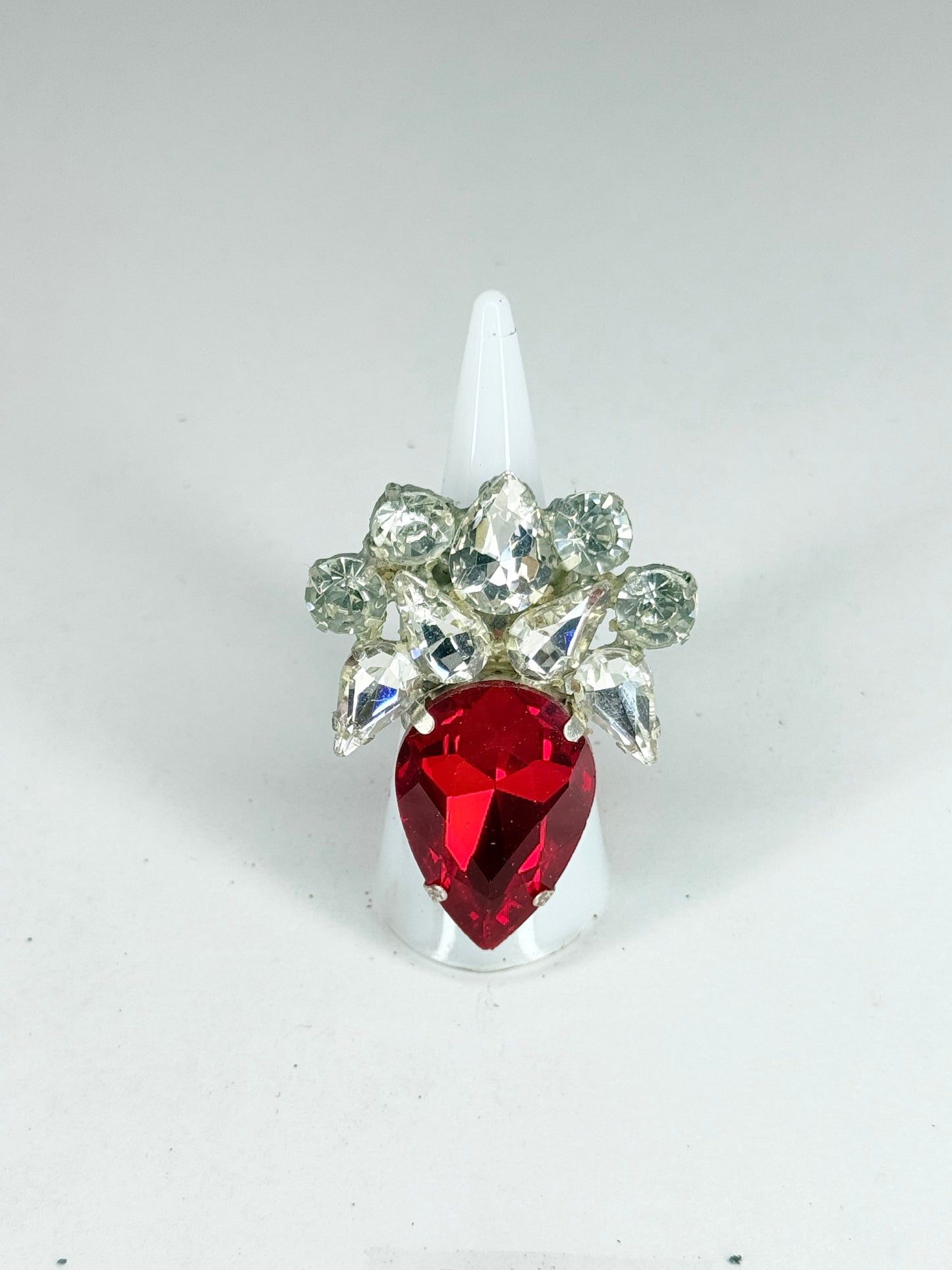 Red & Clear Ring