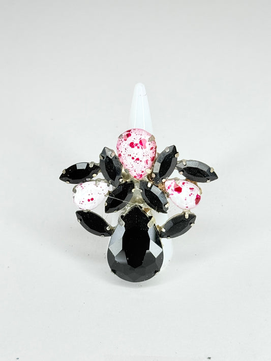 Black & Eggshell Ring
