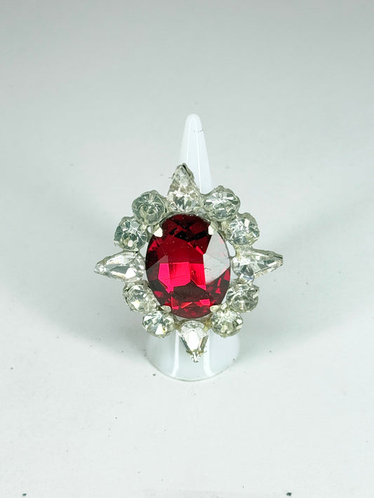 Red & Clear Ring