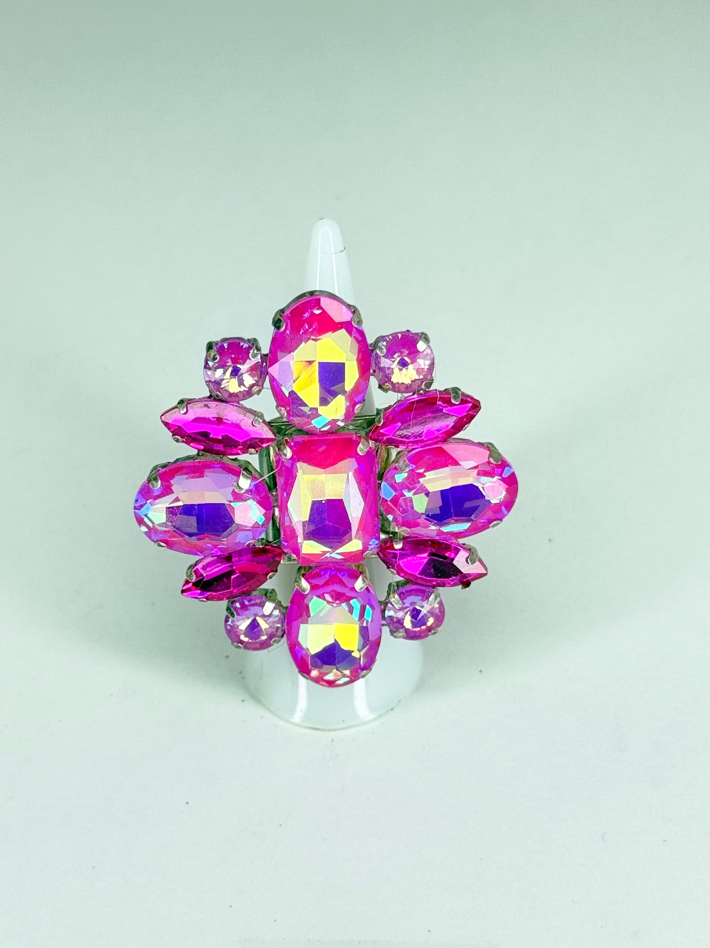 Fuchsia Mocha AB Ring