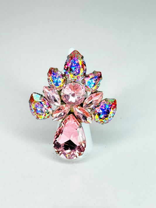 Light Pink & Patina Ring