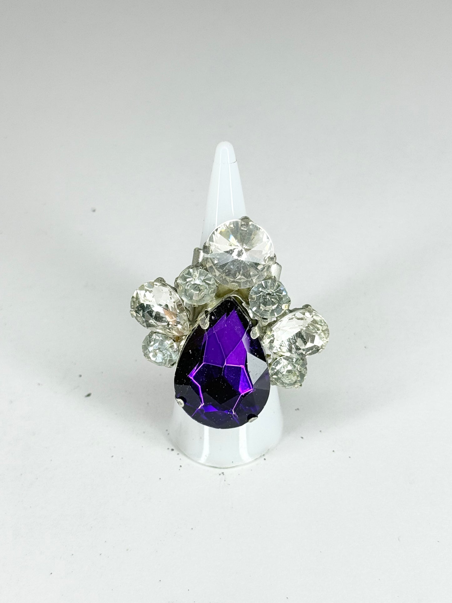Purple & Clear Ring