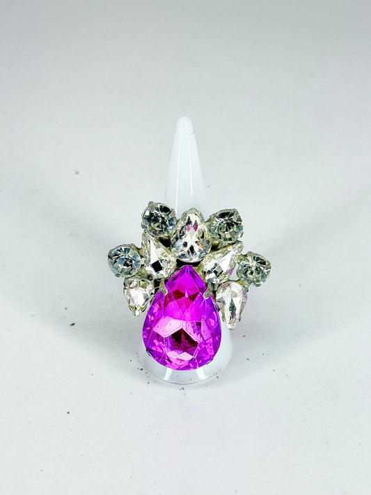Purple & Clear Ring