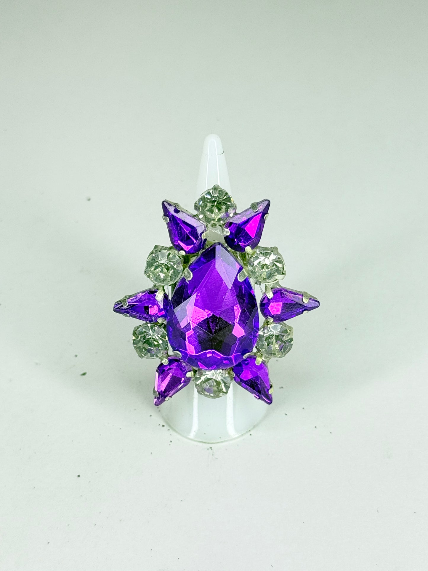 Purple & Clear Ring