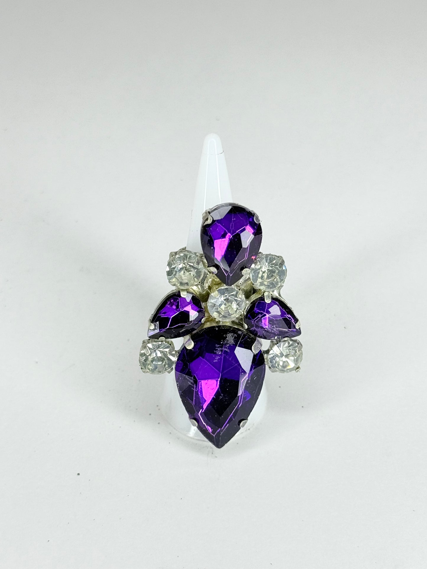 Purple & Clear Ring