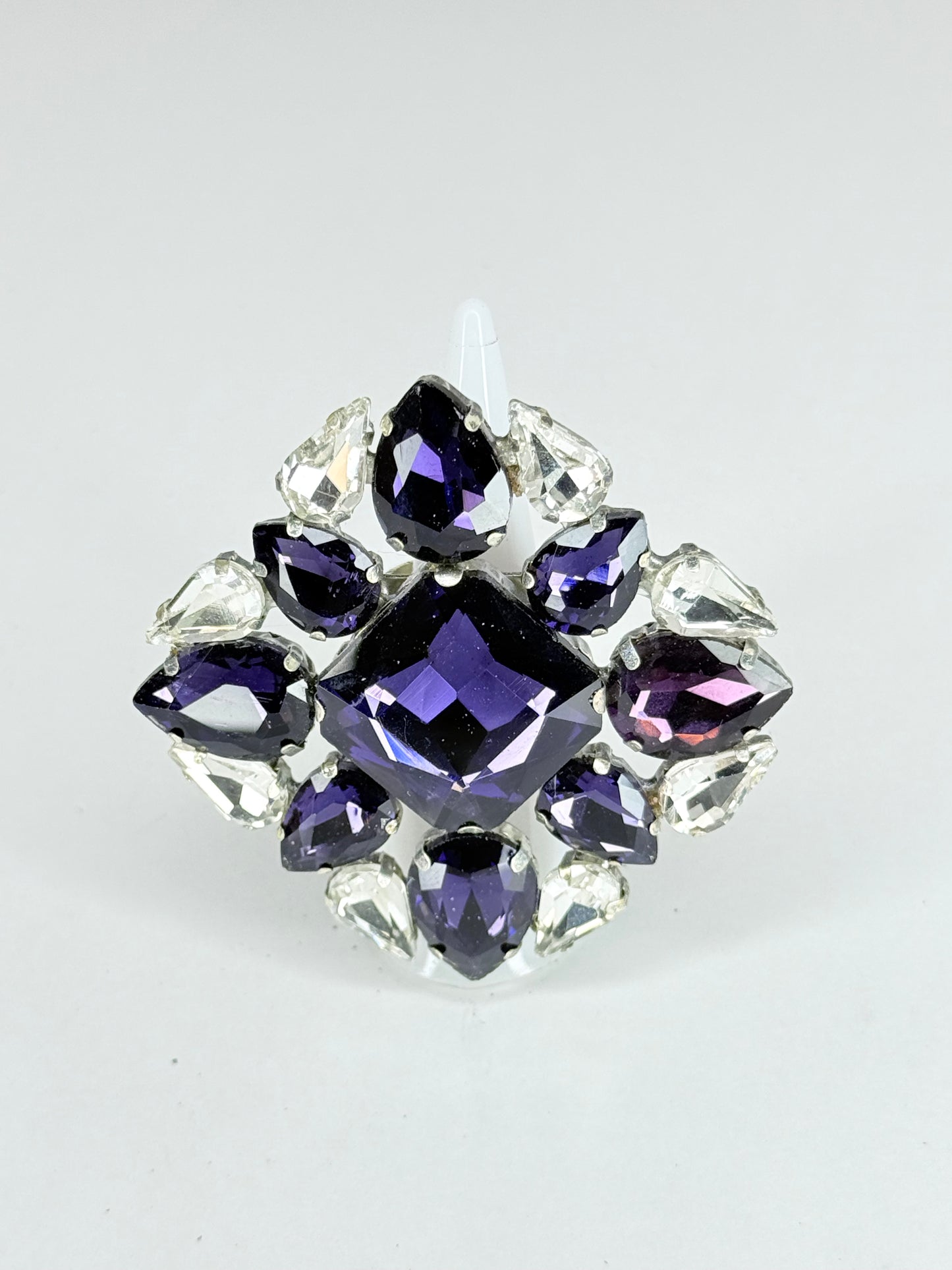 Purple & Clear Ring
