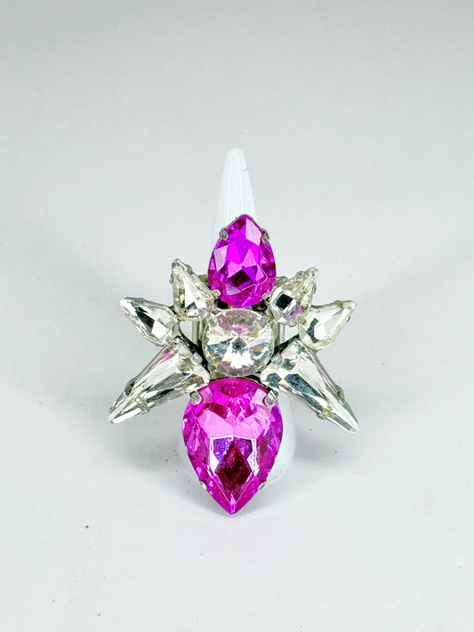 Purple & Clear Ring