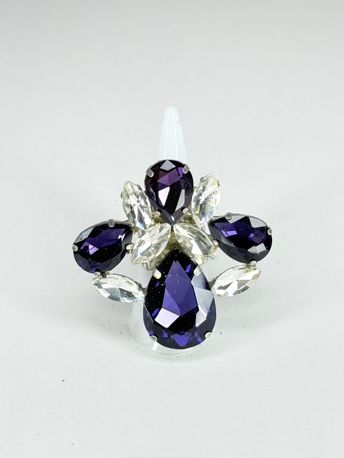 Purple & Clear Ring