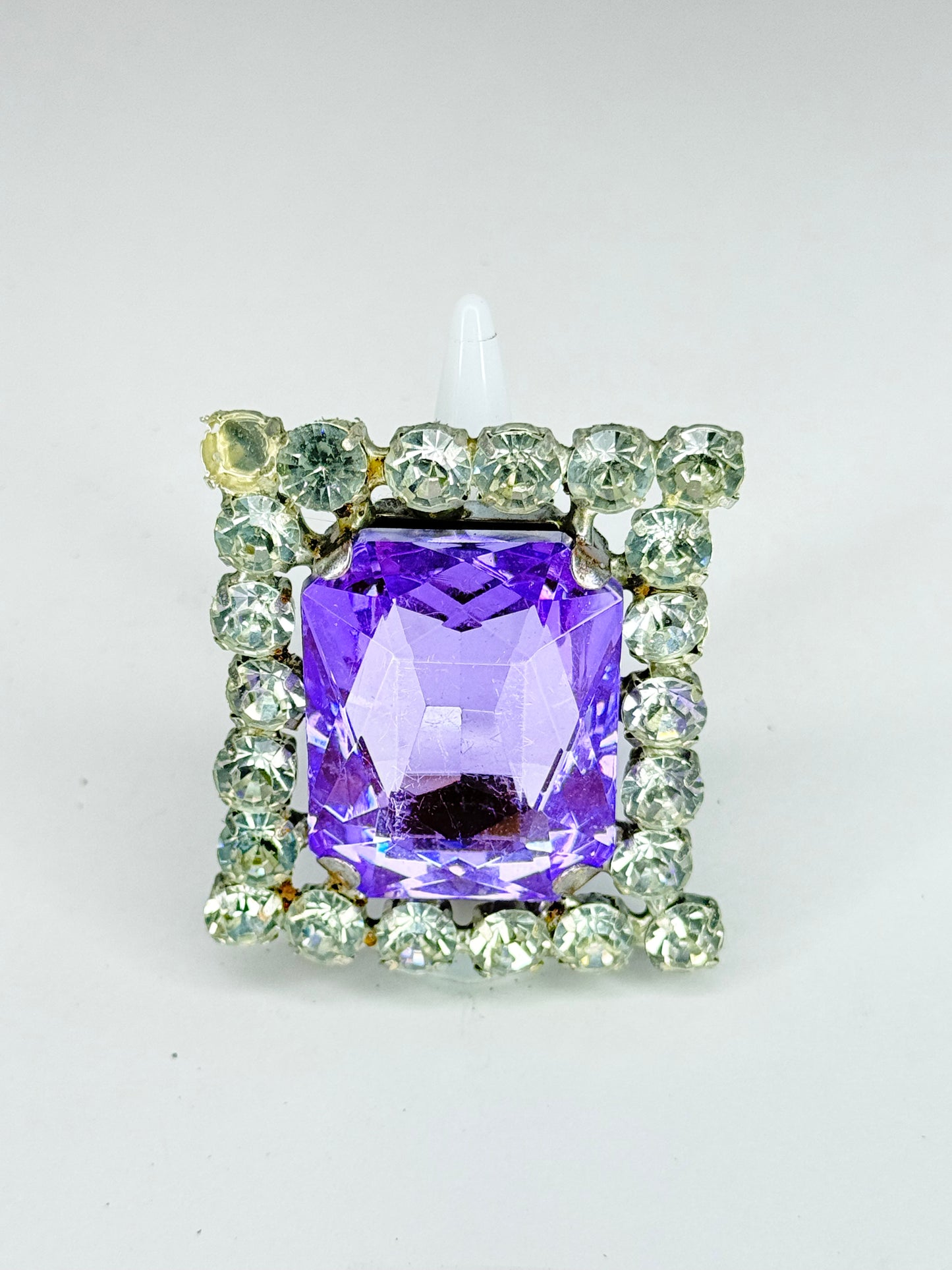Violet & Clear Ring