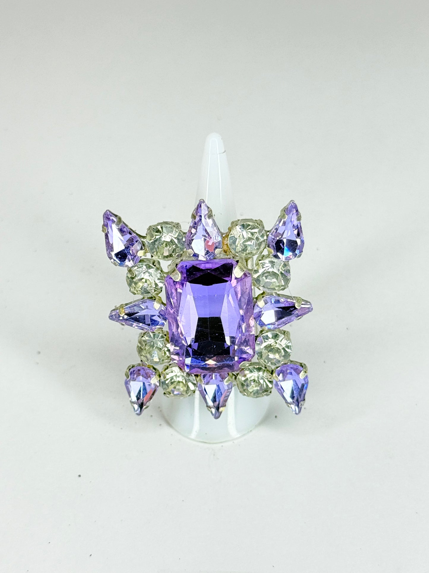 Violet & Clear Ring