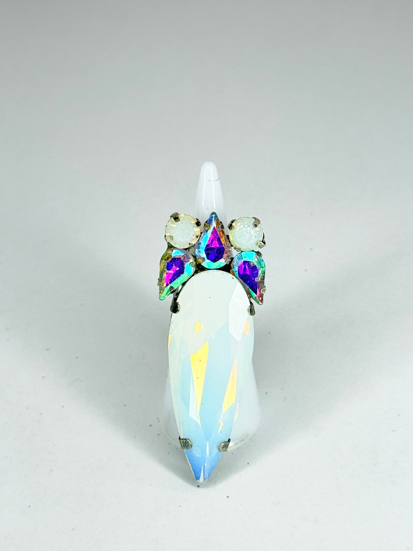 Opal Stiletto & AB Ring