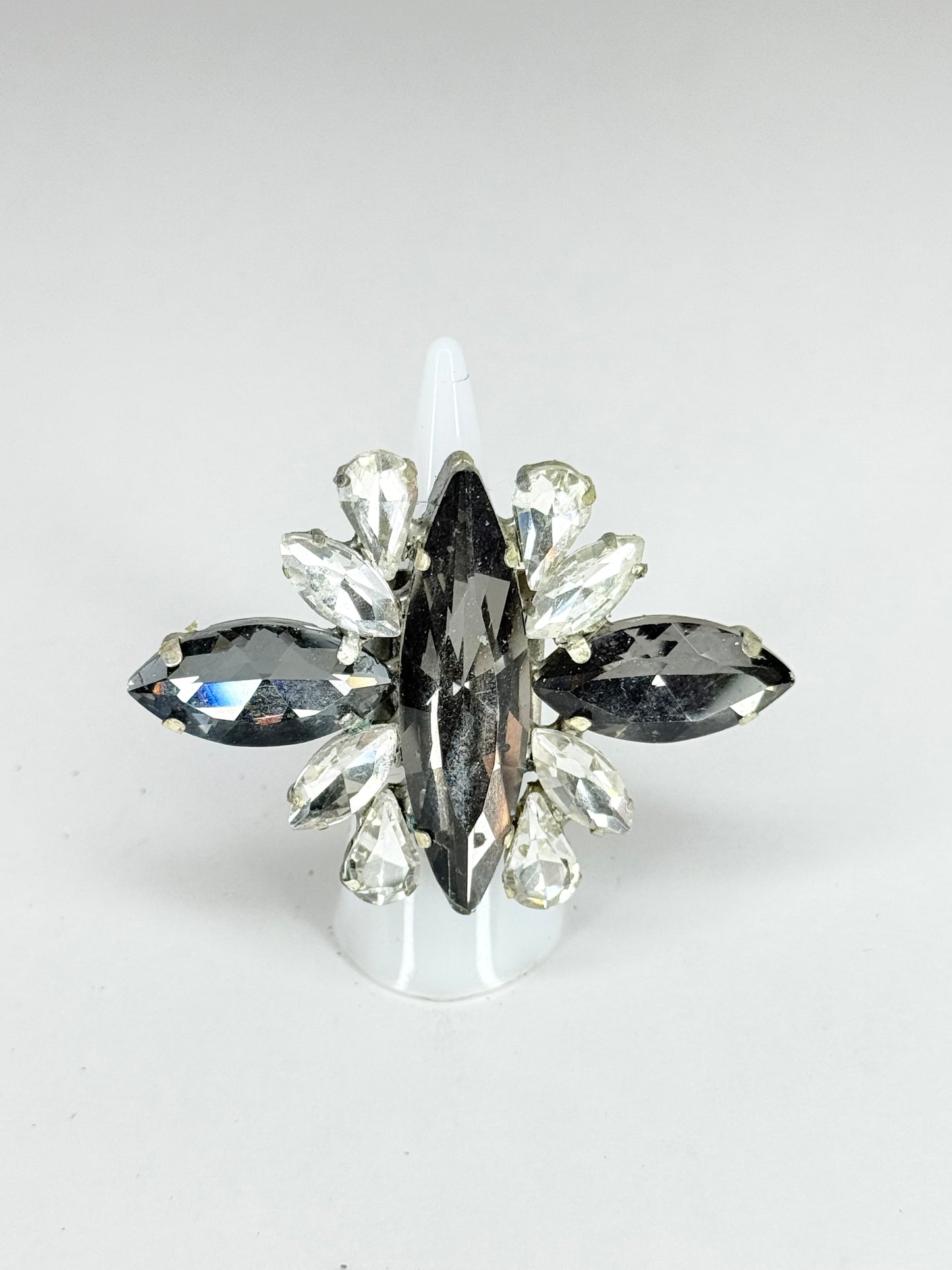 Grey & Clear Ring