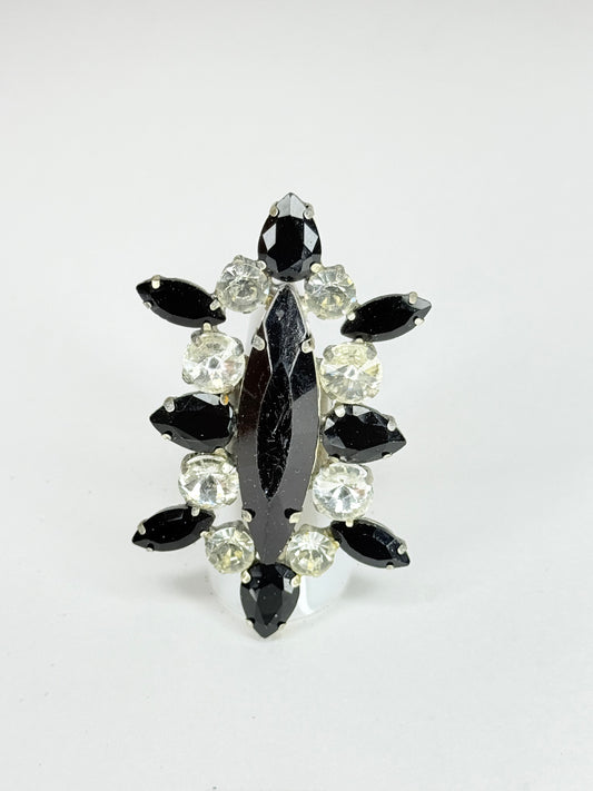 Black & Clear Ring