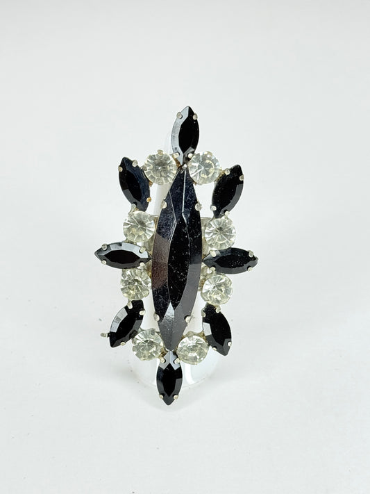 Black & Clear Ring