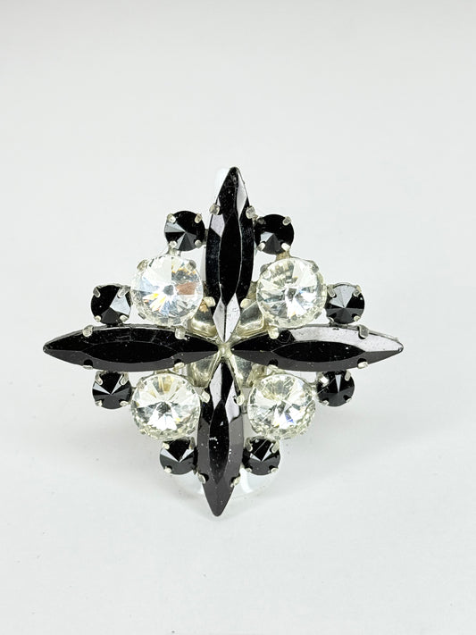 Black & Clear Ring
