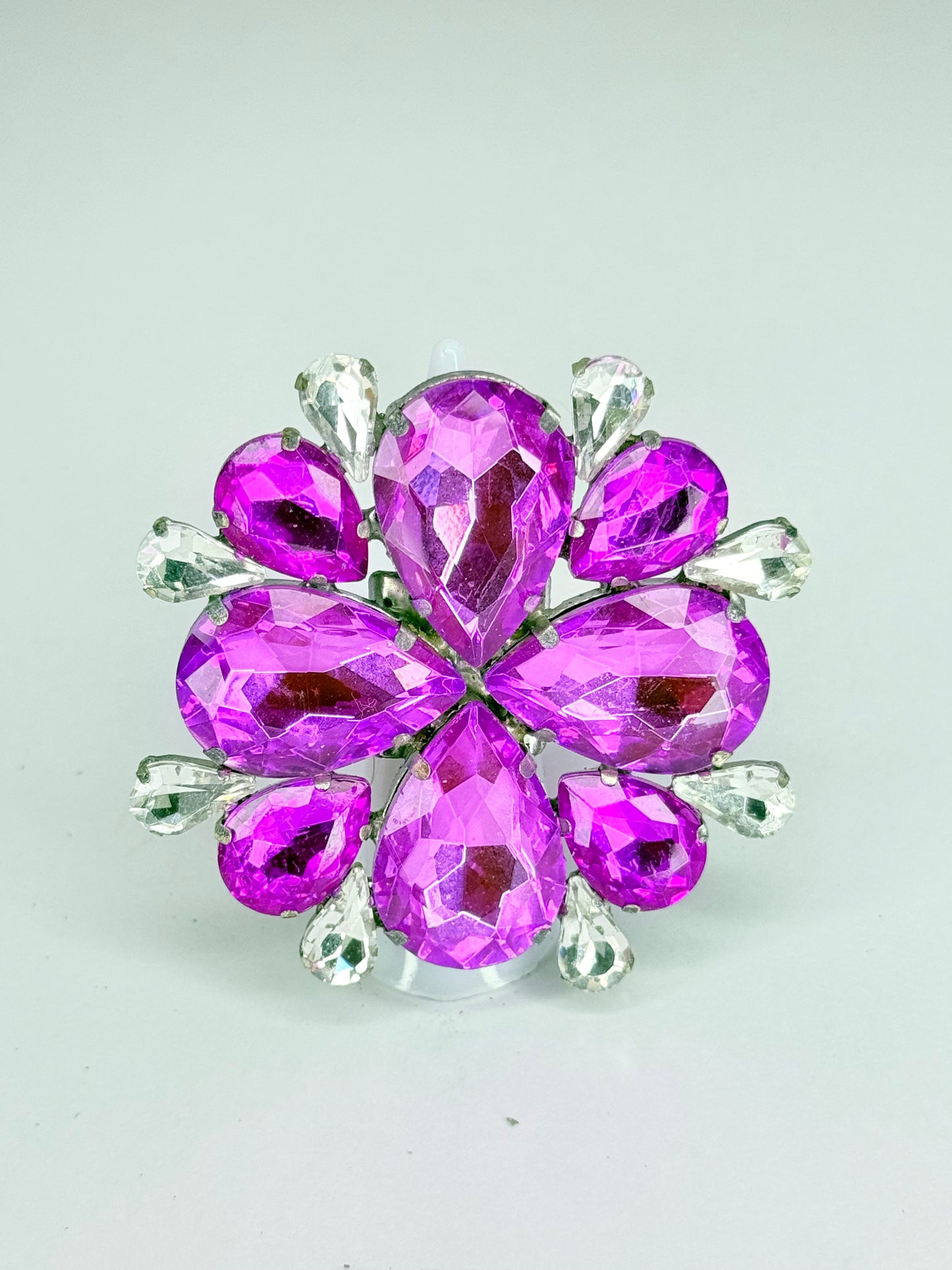 Purple & Clear Ring